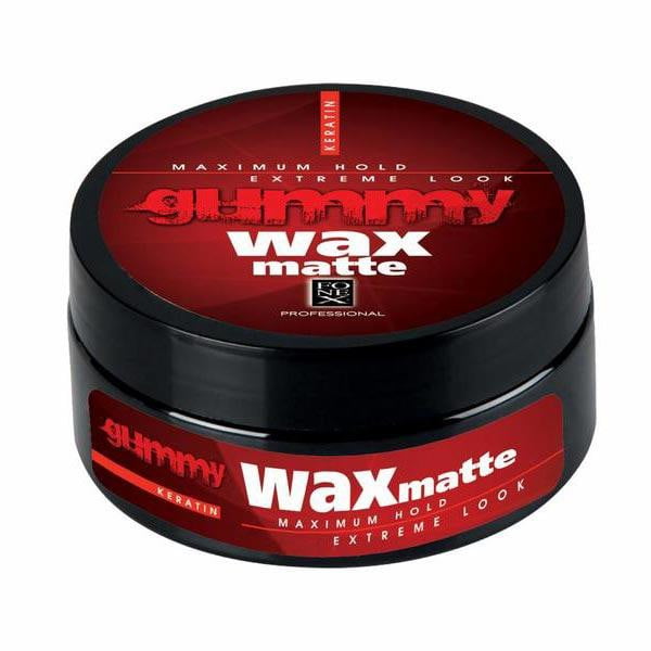 Gummy hair wax matte - red