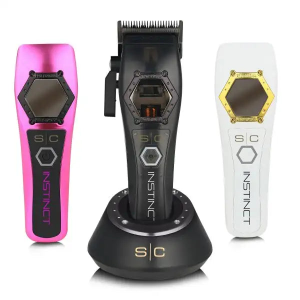 StyleCraft S|C Instinct Metal Edition Vector Motor Cordless Clipper & Trimmer Combo – With Torque Control