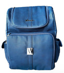 Vincent Leather Barber Bag – Navy VT10307