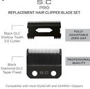 StyleCraft Fixed DLC Taper Blade + DLC Shallow Tooth 2.0 Cutter Clipper Blade SC539B