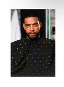 Barber Strong barber Cape 24k Black & Gold