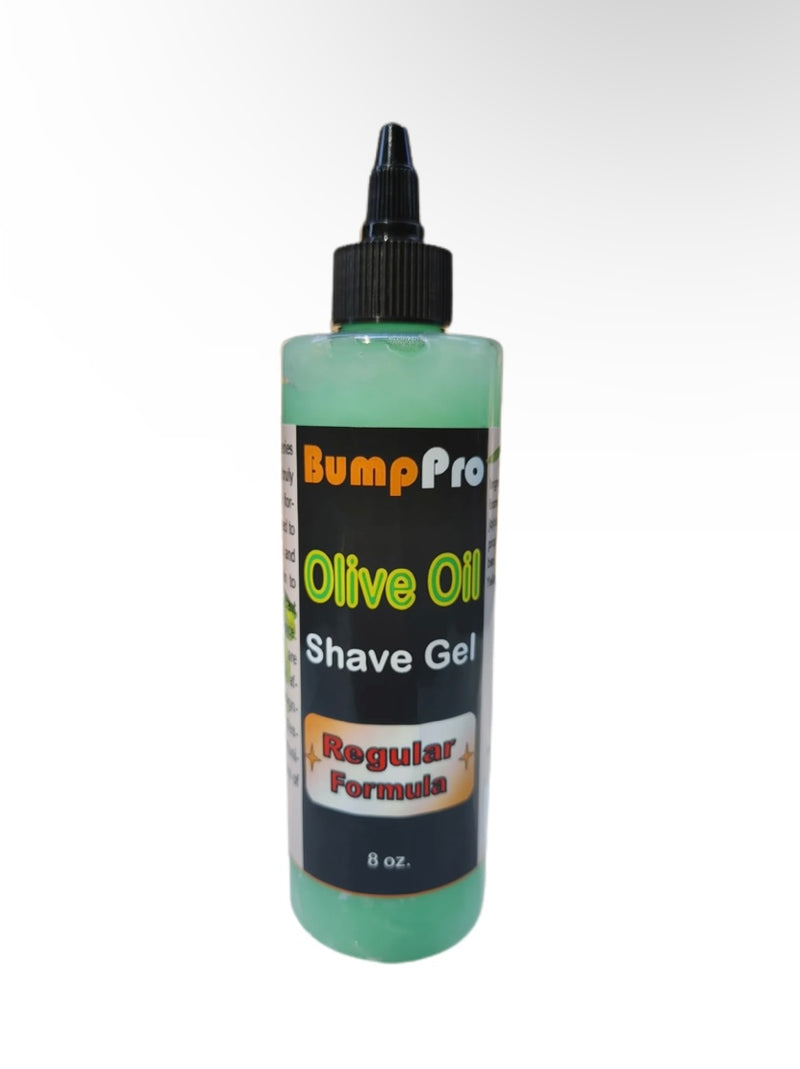 Bumppro olive oil shave gel (regular formula) — 8 oz