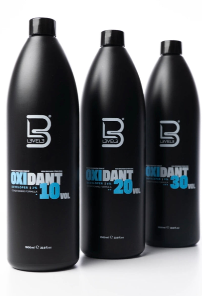 L3VEL3 Hair Color Oxidant 33.8oz – 3 variations of volume available