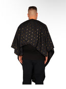 Barber Strong barber Cape 24k Black & Gold