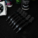 Rolda – Alligator Barber Hair Clips | 6-pack, Carbon-Fiber, Heat Resistant