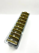 Gold Clipper premium guard set with metal clip -  fits wahl and babyliss (1-8, 0.5, 1.5) Tray included