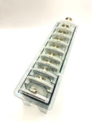 Clear Clipper premium guards set with metal clip – fits wahl and babyliss (1-8, 0.5, 1.5) Tray included