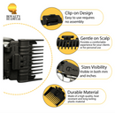 THE ROYALTY GUARD : 3 IN 1 ADJUSTABLE CLIPPER GUARD (1.5MM, 3MM, 4.8MM) = (1/2, 1, 1-1/2)