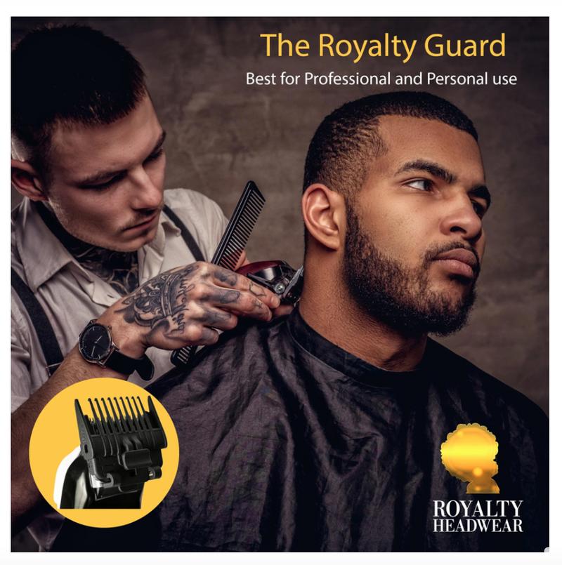 THE ROYALTY GUARD : 3 IN 1 ADJUSTABLE CLIPPER GUARD (1.5MM, 3MM, 4.8MM) = (1/2, 1, 1-1/2)