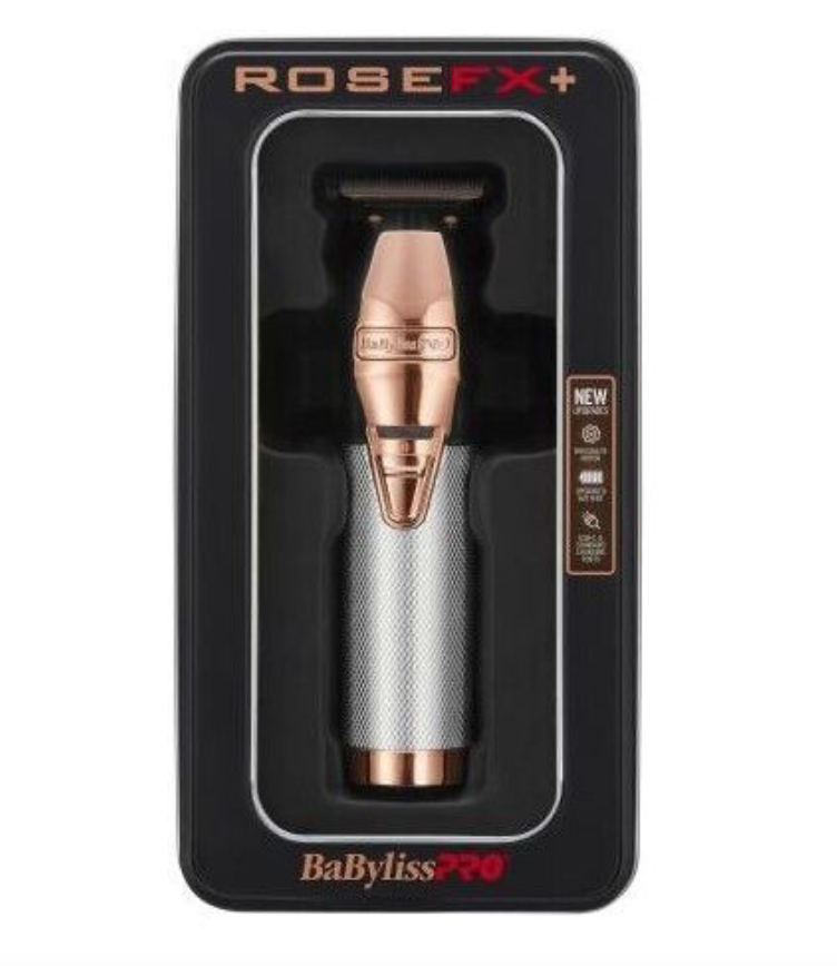 BaBylissPRO New Upgraded RoseFX+ ROSE GOLD N1 Skeleton Cordless Trimmer FX787NRG