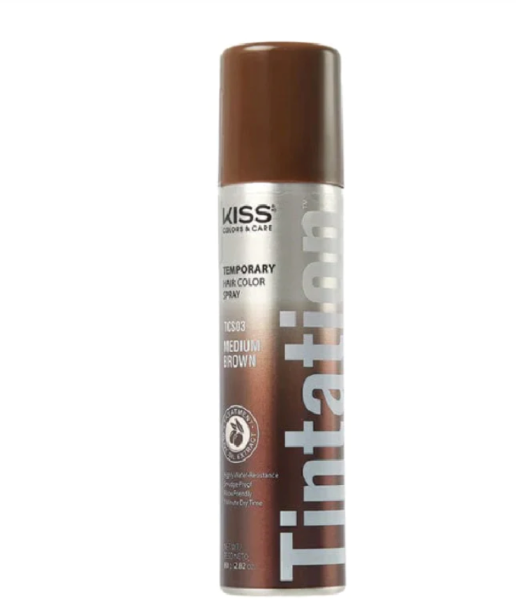 KISS TINTNATION TEMPORARY HAIR COLOR LARGE SPRAY 6 OZ – 3 color instock