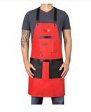 GAMMA+ X STYLECRAFT BARBER APRON – Red