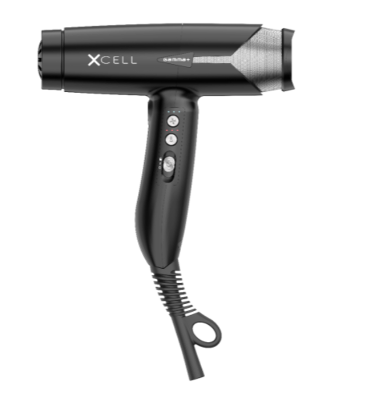 Gamma+ Xcell Ionic Technology Hair Dryer Blower – Black