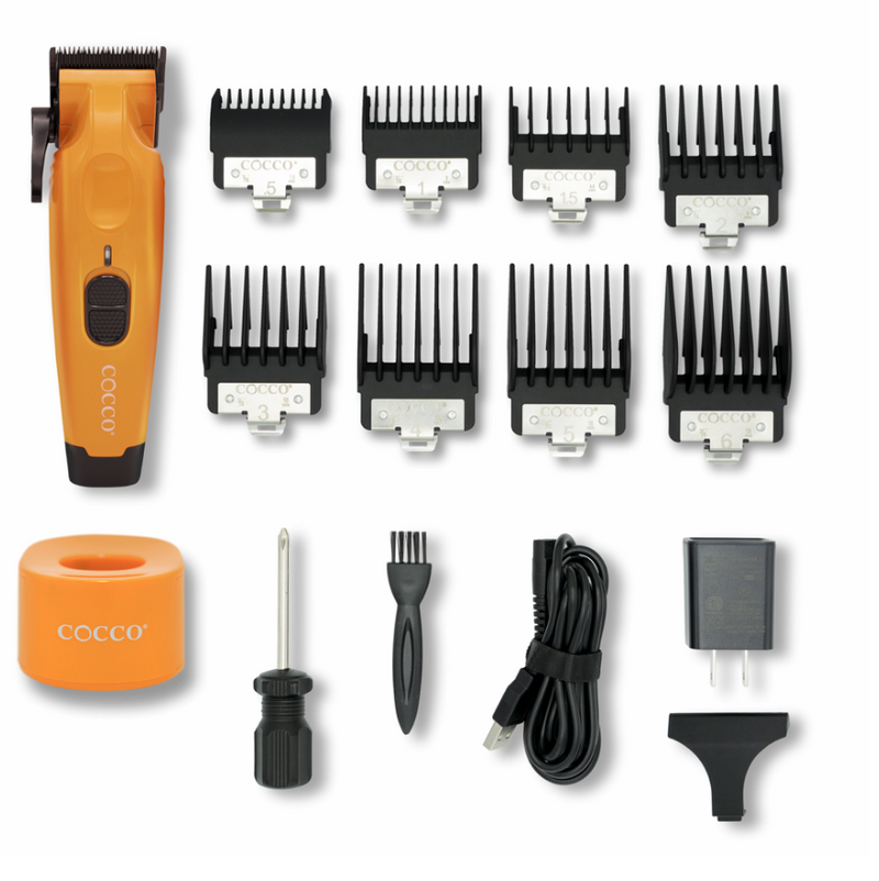 Cocco Hyper Veloce Professional Brushless High Torque Cordless Clipper – Orange