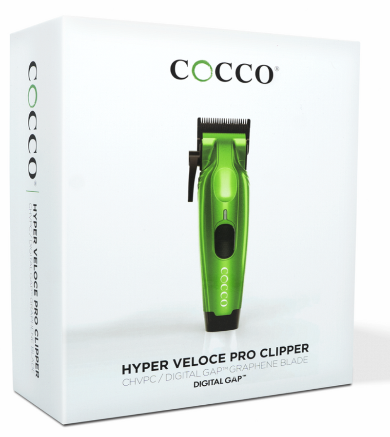 Cocco Hyper Veloce Professional Brushless High Torque Cordless Clipper – Green