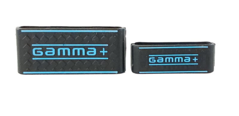 Gamma+ Professional Barber Hair Clipper and Trimmer Grip Band set of 2 – Black|Blue