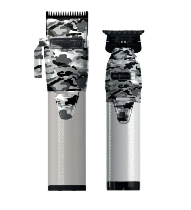 BABYLISSPRO LIMITEDFX COLLECTION EDITION CAMO METAL LITHIUM CLIPPER AND TRIMMER COMBO