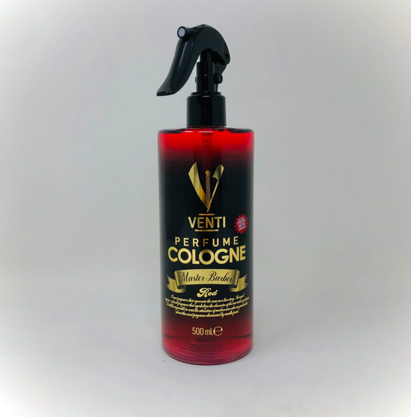Venti Aftershave Cologne Master Barber 16.9 fl oz RED