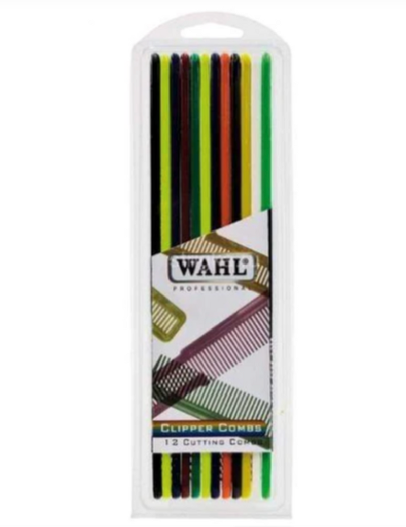 Wahl Professional Assorted Clipper Combs 12 Pack