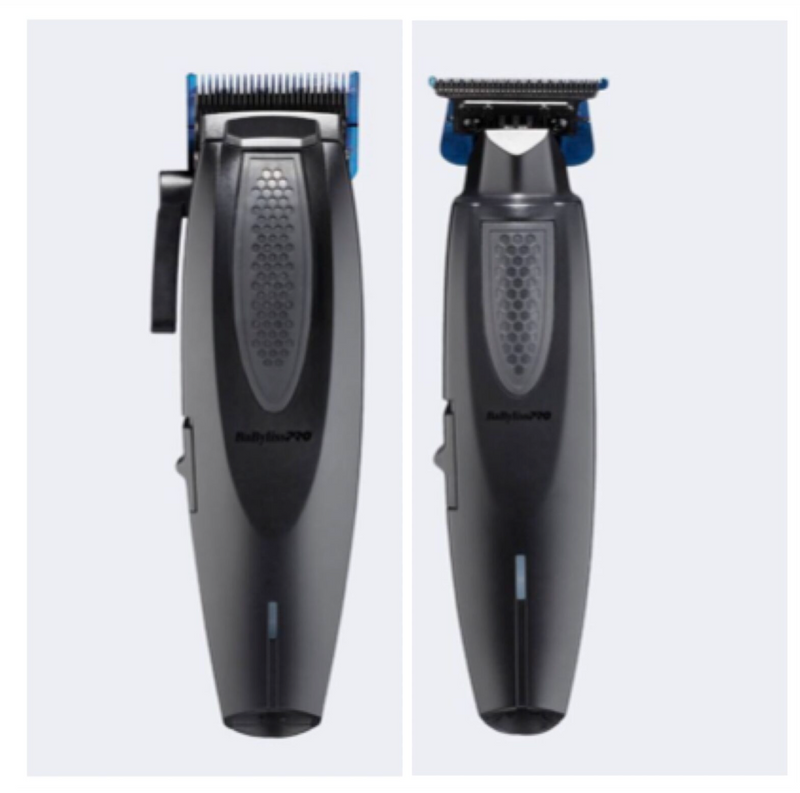 BaBylissPRO Limited Edition Mat Black LithiumFX+ Cordless Clipper & Trimmer Combo (FX673NMB clipper & FX773NMB)