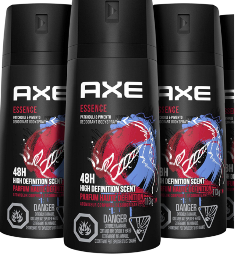 AXE Men’s Body Spray Deodorant Essence – Pack of 3