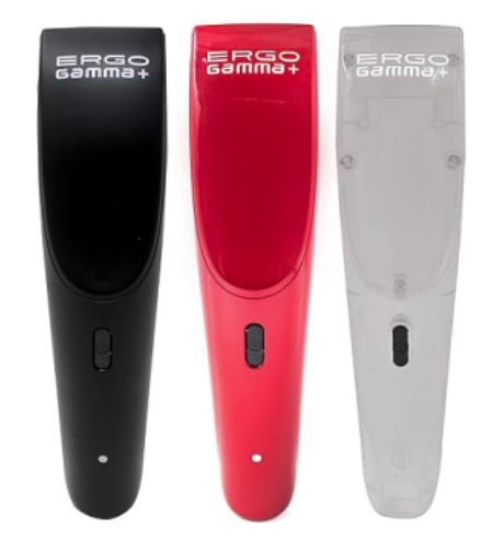 GAMMA+ ERGO CLIPPER CUSTOM BODY LIDS AND AXIS SHIELDS – BLACK & RED