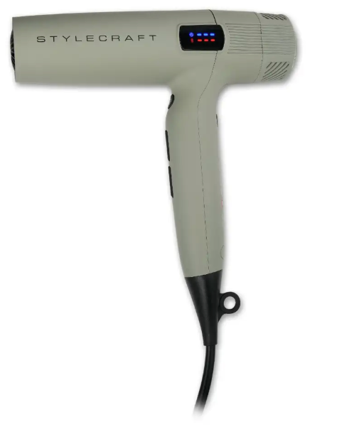 Stylecraft S|C sage hair dryer – professional lightweight hairdryer with digital brushless motor – SC107B