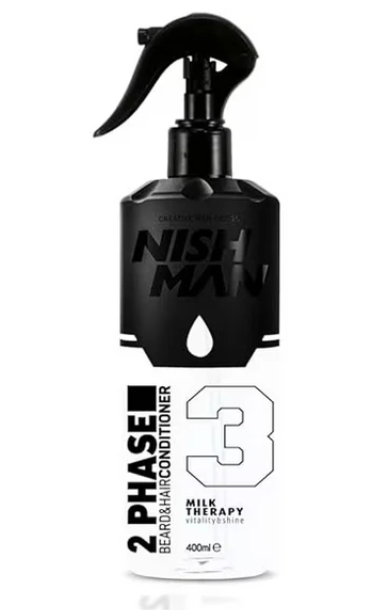 NISHMAN beard & hair 2 phase conditioner 03 milk therapy 400ml