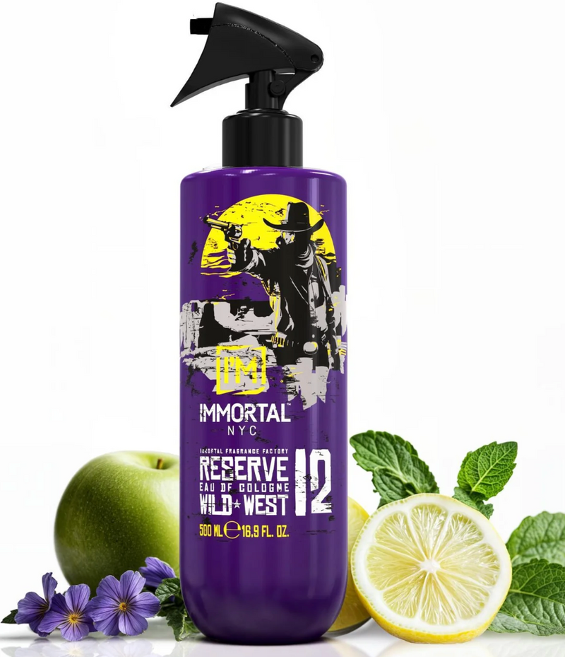 Immortal NYC Wild West Reserve Eau De Cologne 16.9 oz