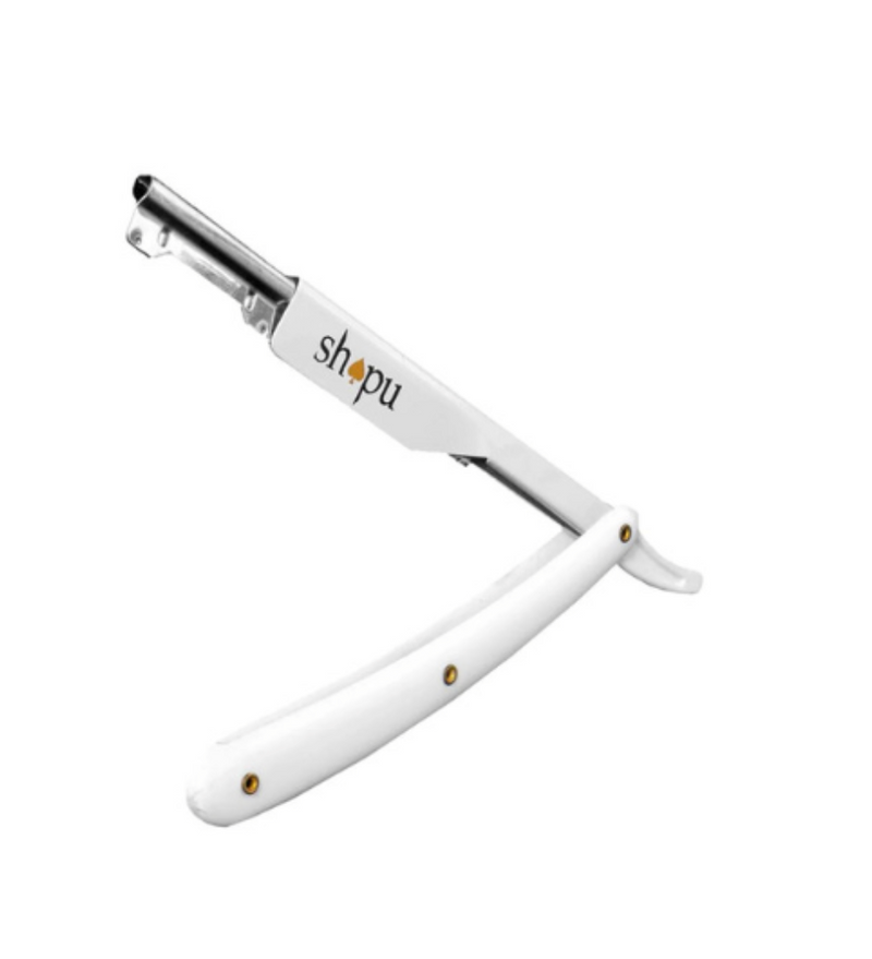 Shapu White Exposed and Non-Exposed Razor Holder