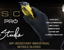 StyleCraft S|C studio – professional nitrile latex free gloves with textured grip – 100 count SC336B