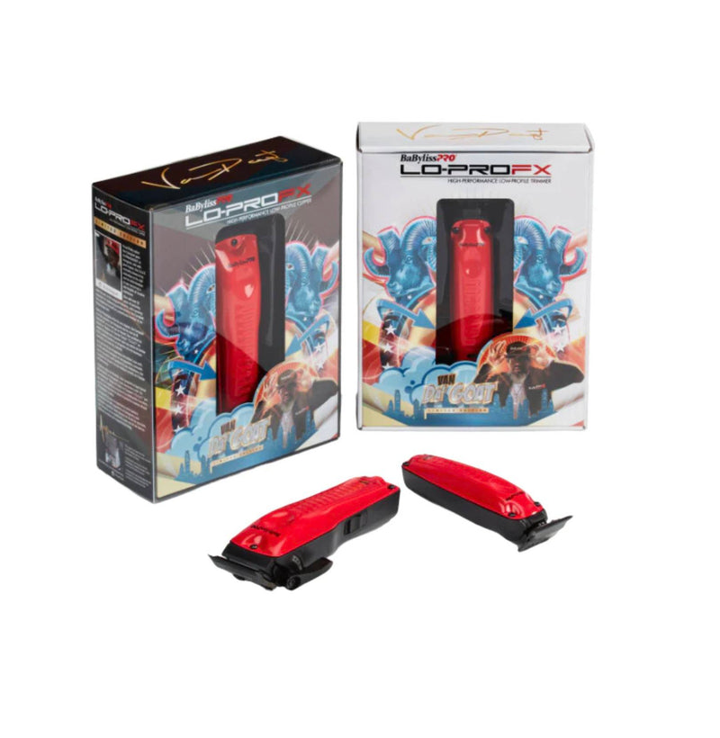 BaBylisspro Influencer Edition LO-PROFX Cordless Combo – Red – VanDaGoat – Clipper FX825RI & Trimmer FX726RI