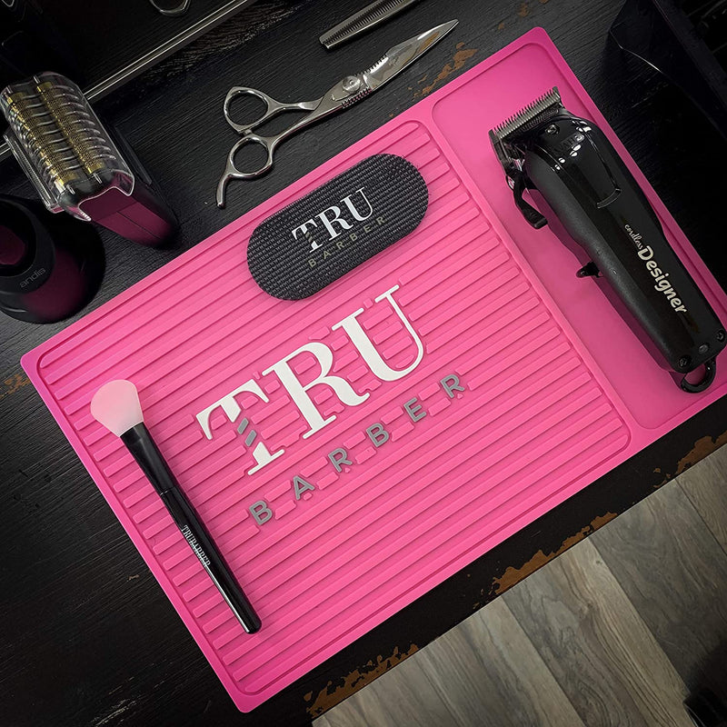TruBarber mini organizer barber station Mat 14”x 9” – multiple colors
