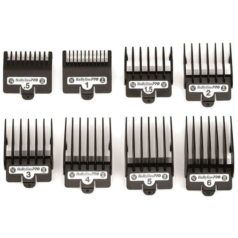 BaBylissPro By Forfex Attachment Combs 8 Pack CS880