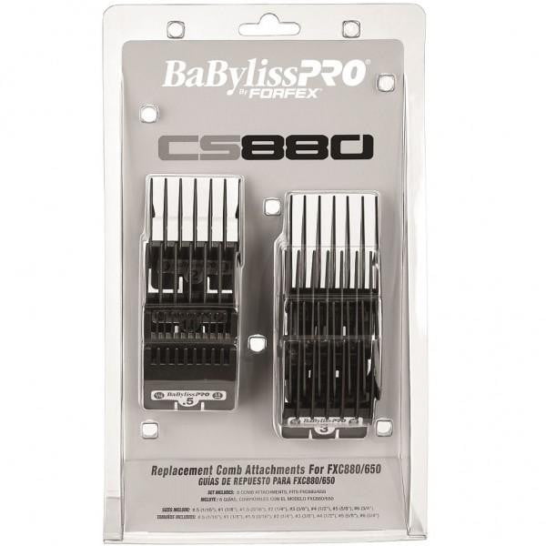 BaBylissPro By Forfex Attachment Combs 8 Pack CS880