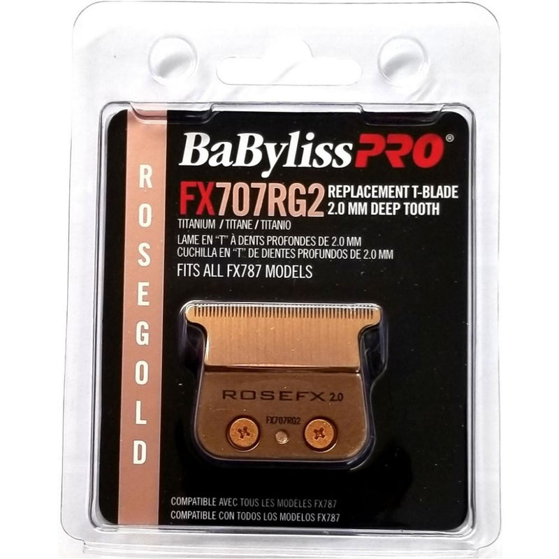 BabylissPRO replacement t-blade 2.0 mm deep tooth Fx707RG2