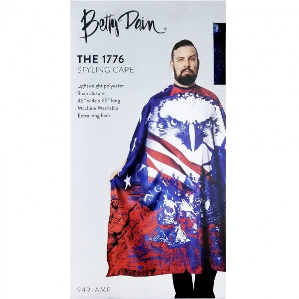  Betty dain the 1776 styling cape
