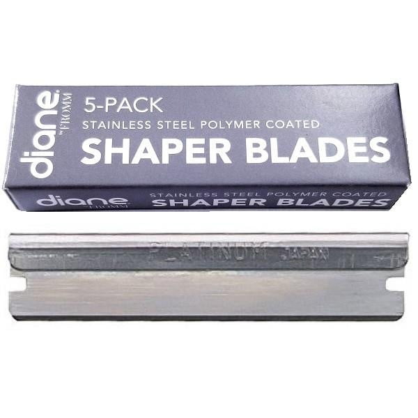 Diane Stainless Steel Polymer Coated Shaper Blades 5-Pack