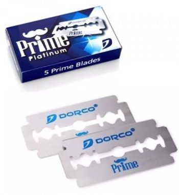 Dorco Prime Double Edge Razor Blades 500ct 5 pack
