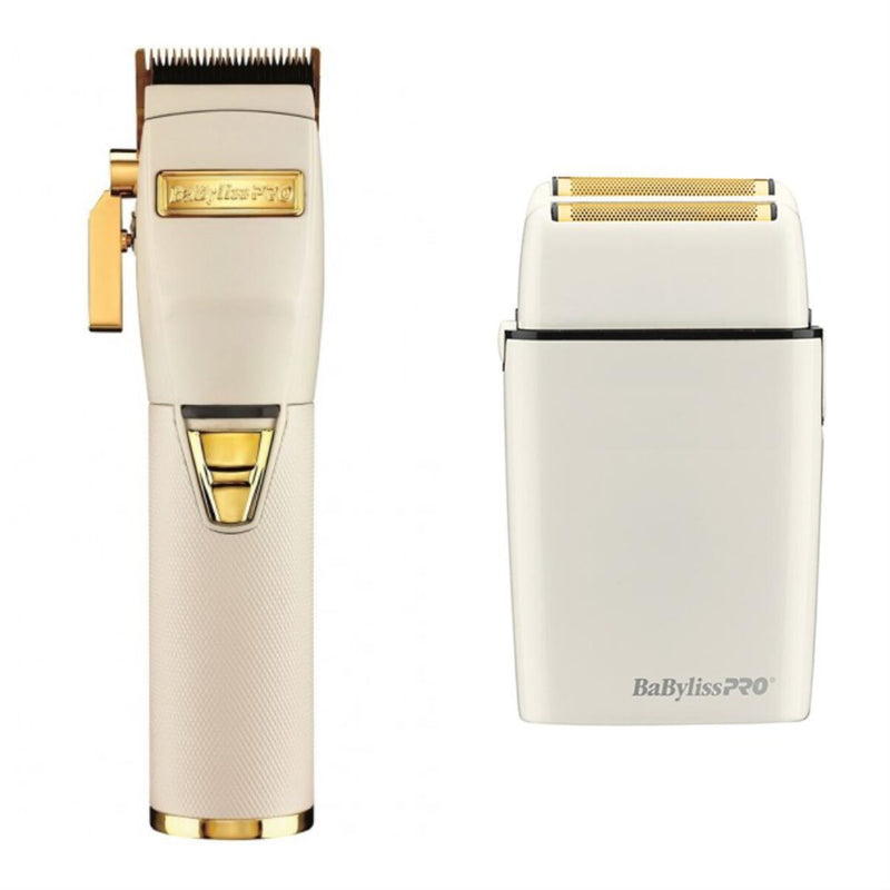 Babylisspro 2pc WhiteFX Combo B by IBS – FX Clipper, FX Shaver
