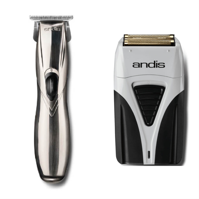 Andis 2pc Cordless Combo – Cordless Slimline GTX, Cordless Foil Shaver Plus