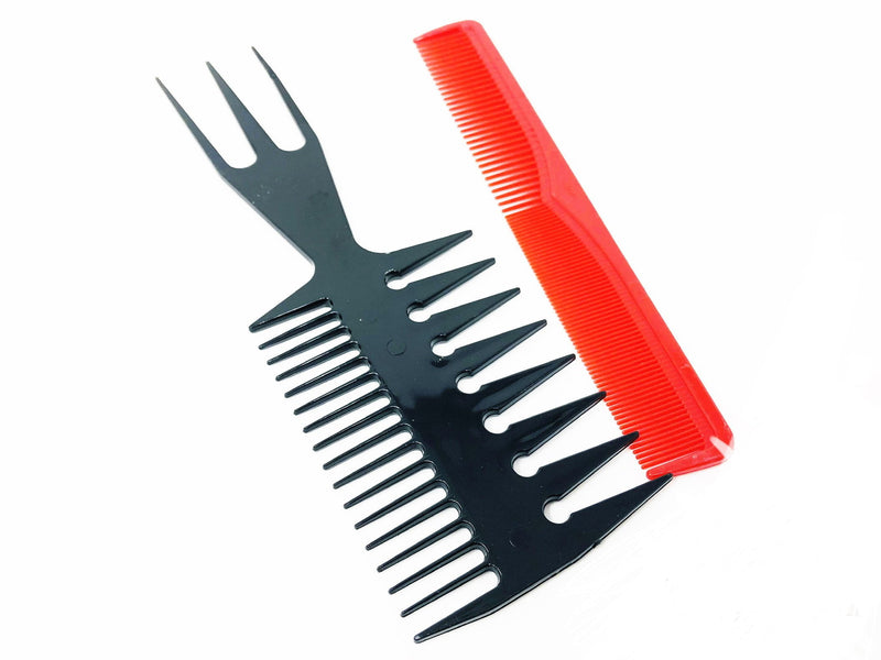 looks 3 way comb with free taper comb