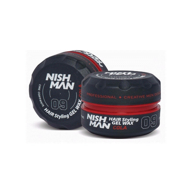 NISHMAN Hair Styling Gel Wax 09 Cola 150 ml