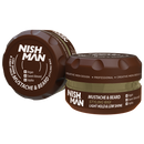 NISHMAN Mustache & Beard Styling Wax light hold & low shine 100 ml