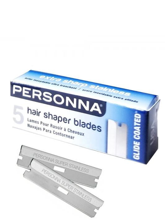Personna single edge hair shaper blades - 5