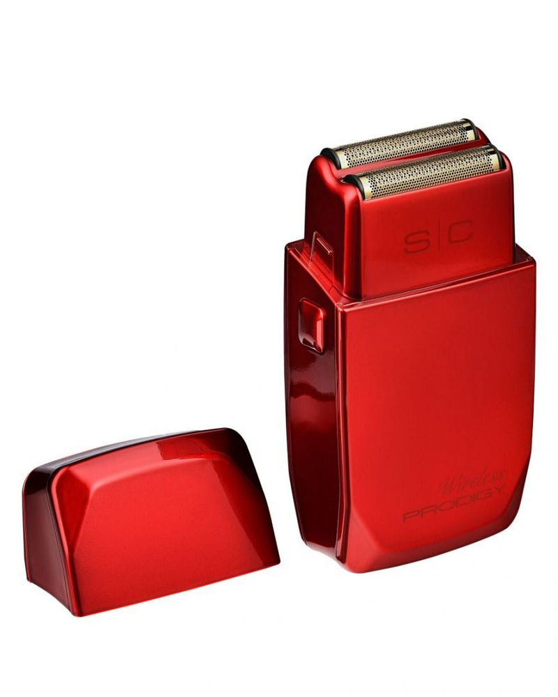 StyleCraft S|C wireless prodigy foil shaver shiny metallic red