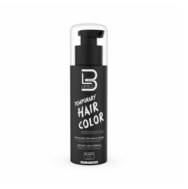 L3VEL3™ Beard Color – Black Dye 100ml