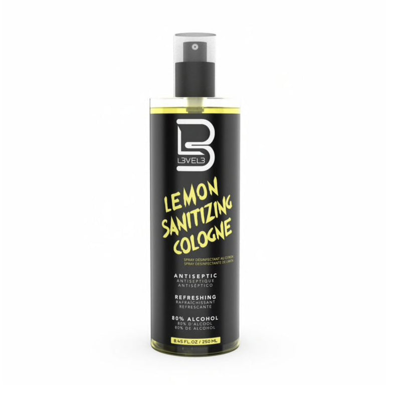L3VEL3™ Lemon Sanitizing Cologne 250 ml