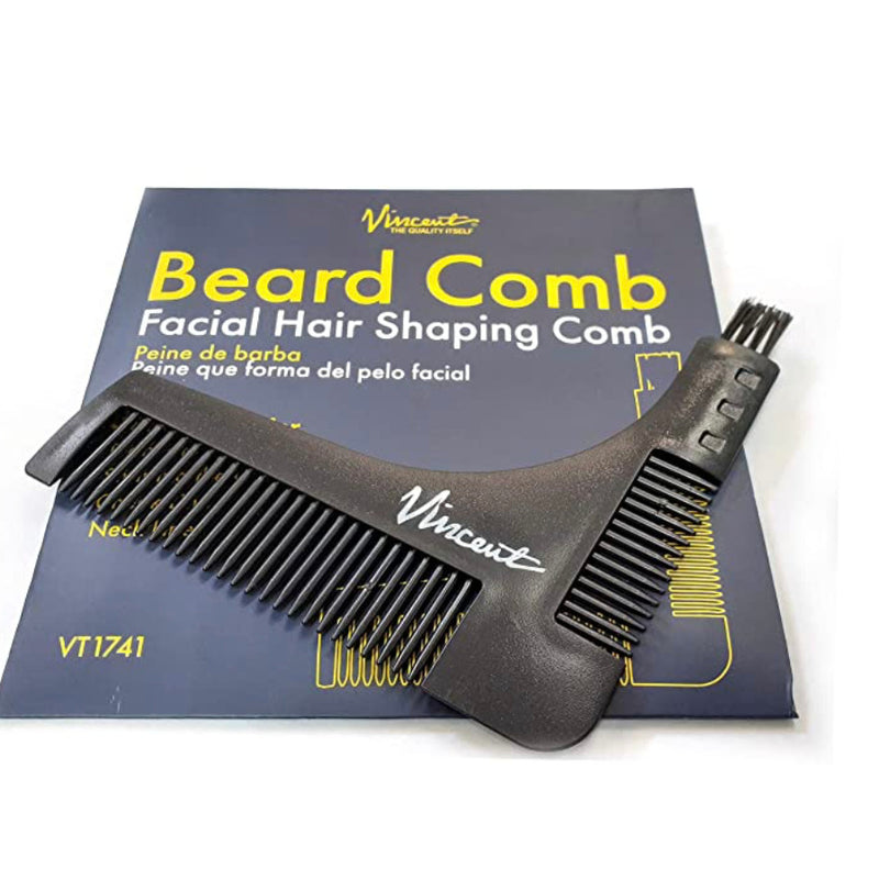 Vincent VT1741 beard comb – facial hair shaping
