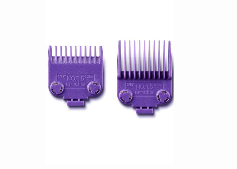 Andis master Double magnetic comb set 0.5 and 1.5